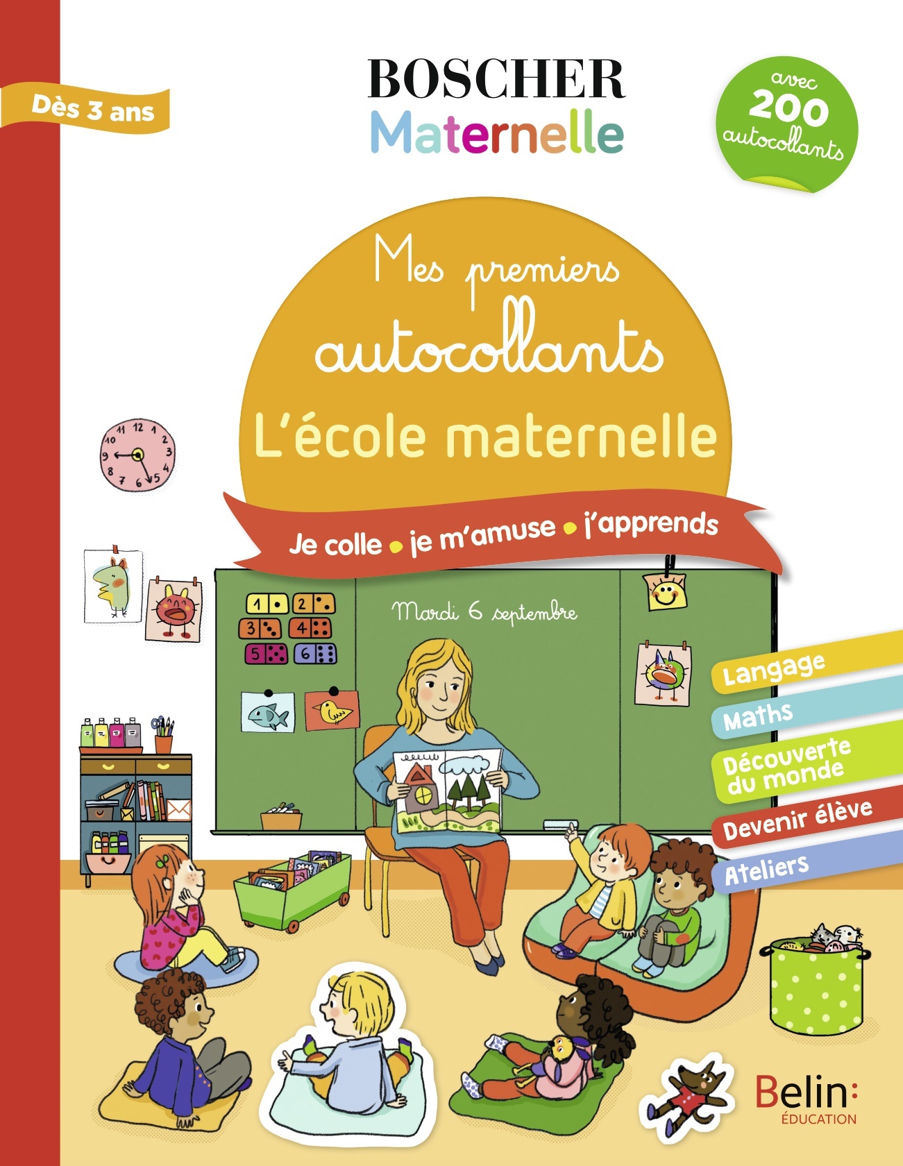 Mes premiers autocollants - L'école maternelle