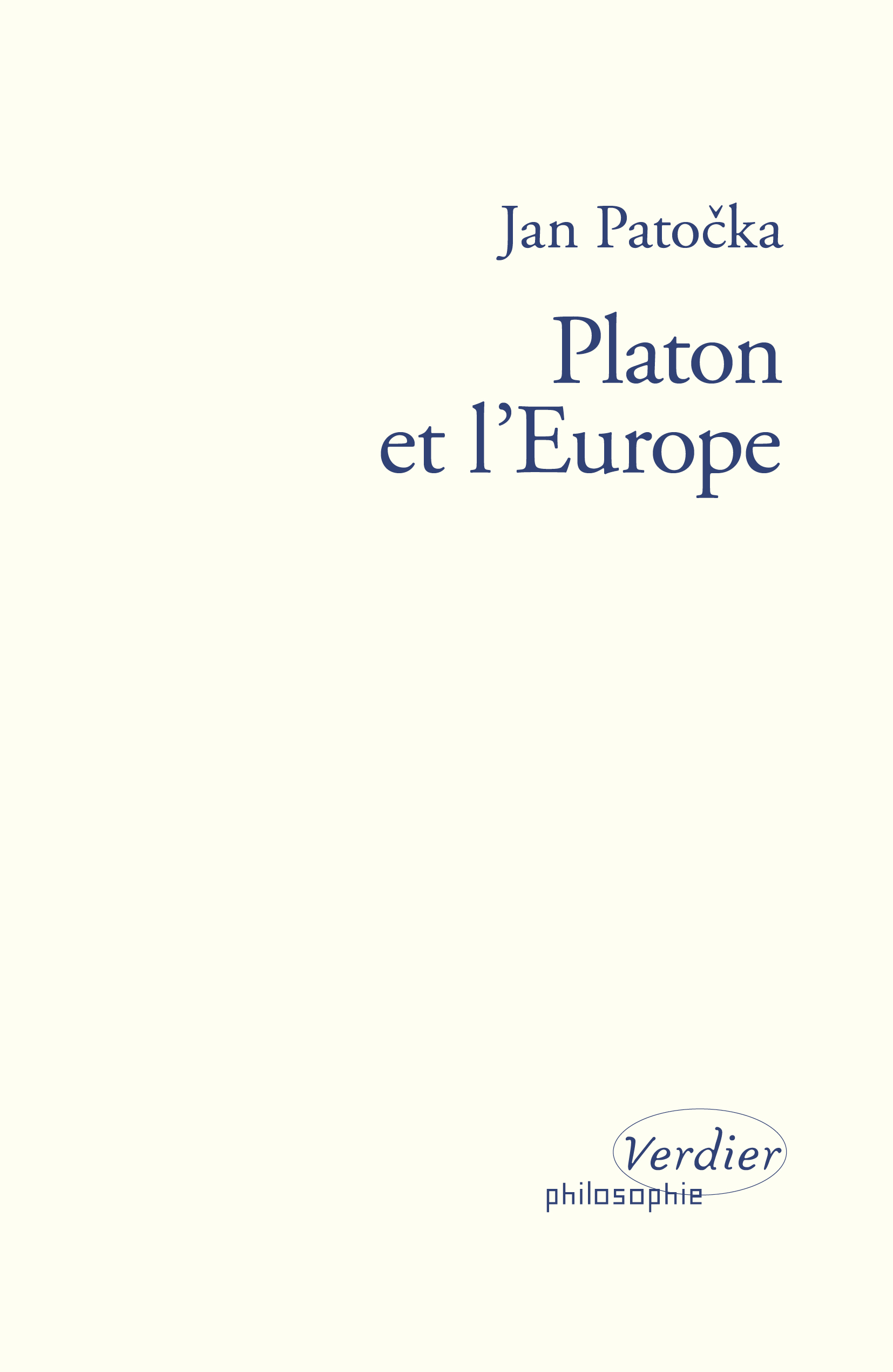 Platon et l'Europe