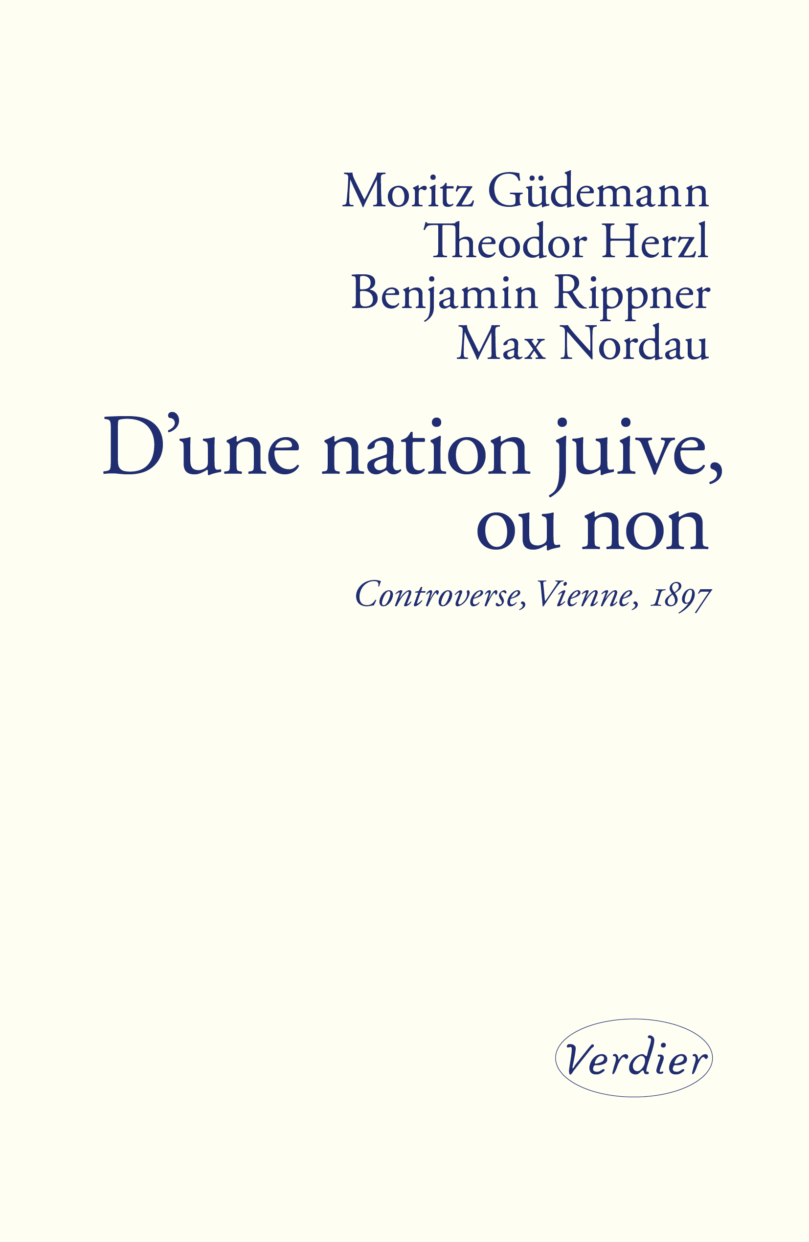 D'une nation juive, ou non