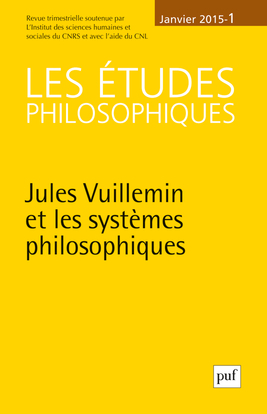 études philosophiques 2015, n° 1