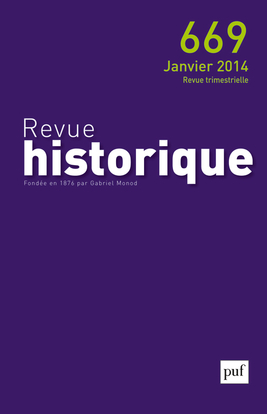 Revue historique 2014, n° 669
