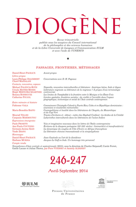 Diogène 2014, n° 246-247