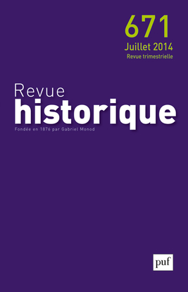 Revue historique 2014, n° 671
