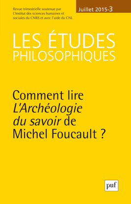 études philosophiques 2015, n° 3