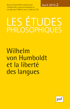 études philosophiques 2015, n° 2