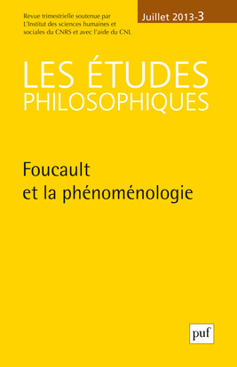 études philosophiques 2013, n° 3