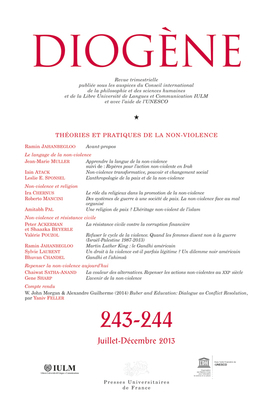 Diogène 2013, n° 243-244