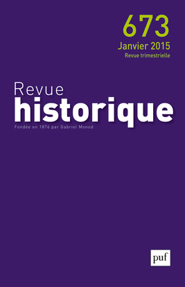 Revue historique 2015, n° 673