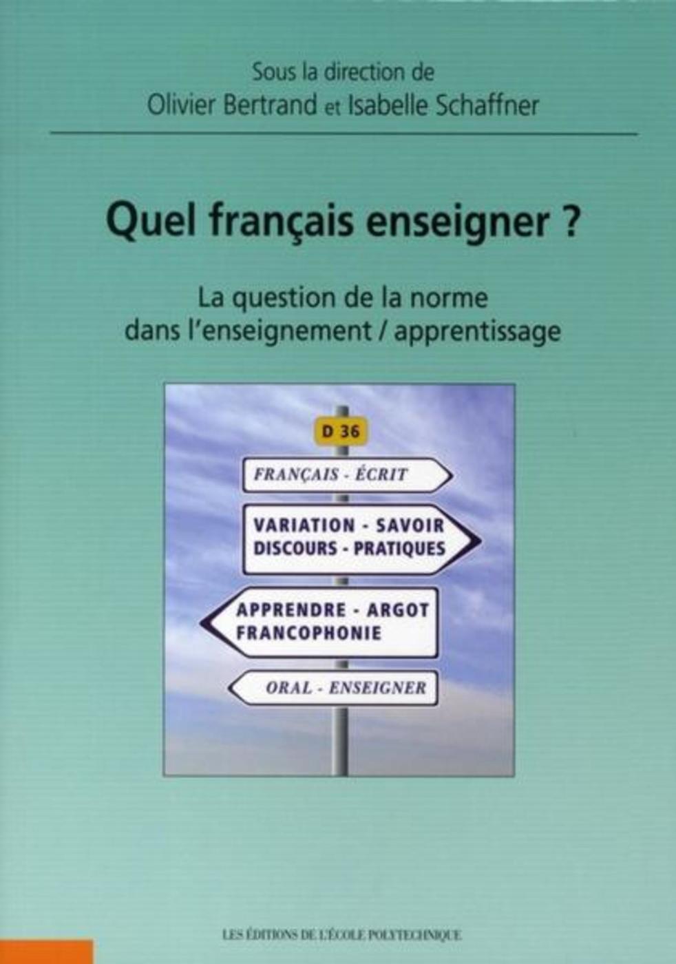 Quel français enseigner ?