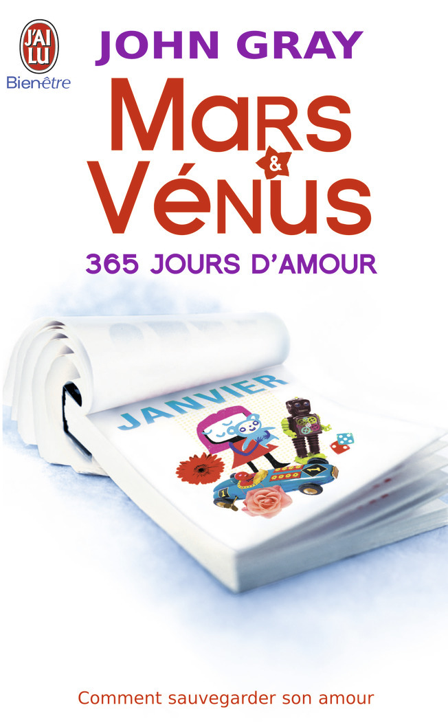 Le calendrier Mars et Vénus, 365 jours d'amour