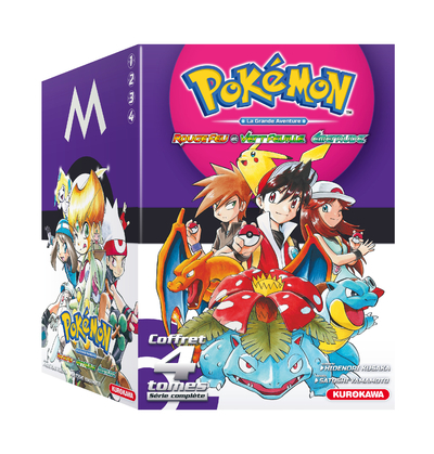 Coffret Pokémon Rouge Feu et Vert Feuille / Emeraude 1-2-3-4