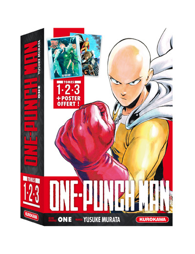 Coffret One-Punch Man - tomes 1 à 3 + poster