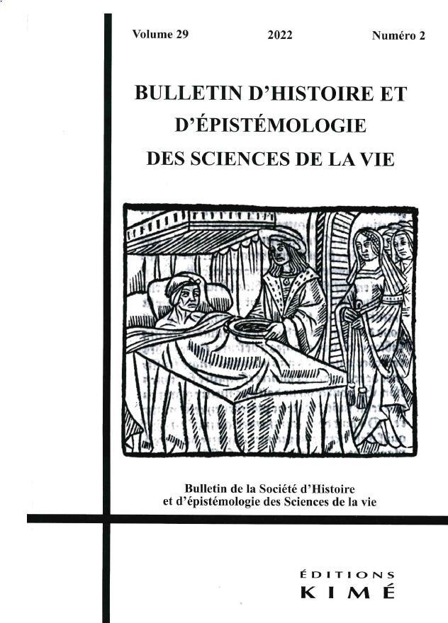 Bulletin d'histoire et d'épistémologie des sciences de la vie n°29/2