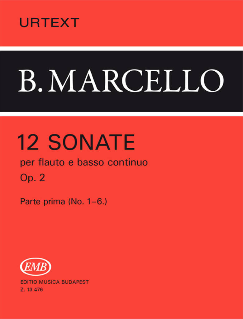 12 SONATE FOR FLUTE AND BASSO CONTINUO, NOS. 1 - 6 - FLUTE TRAVERSIERE ET BASSE CONTINUE