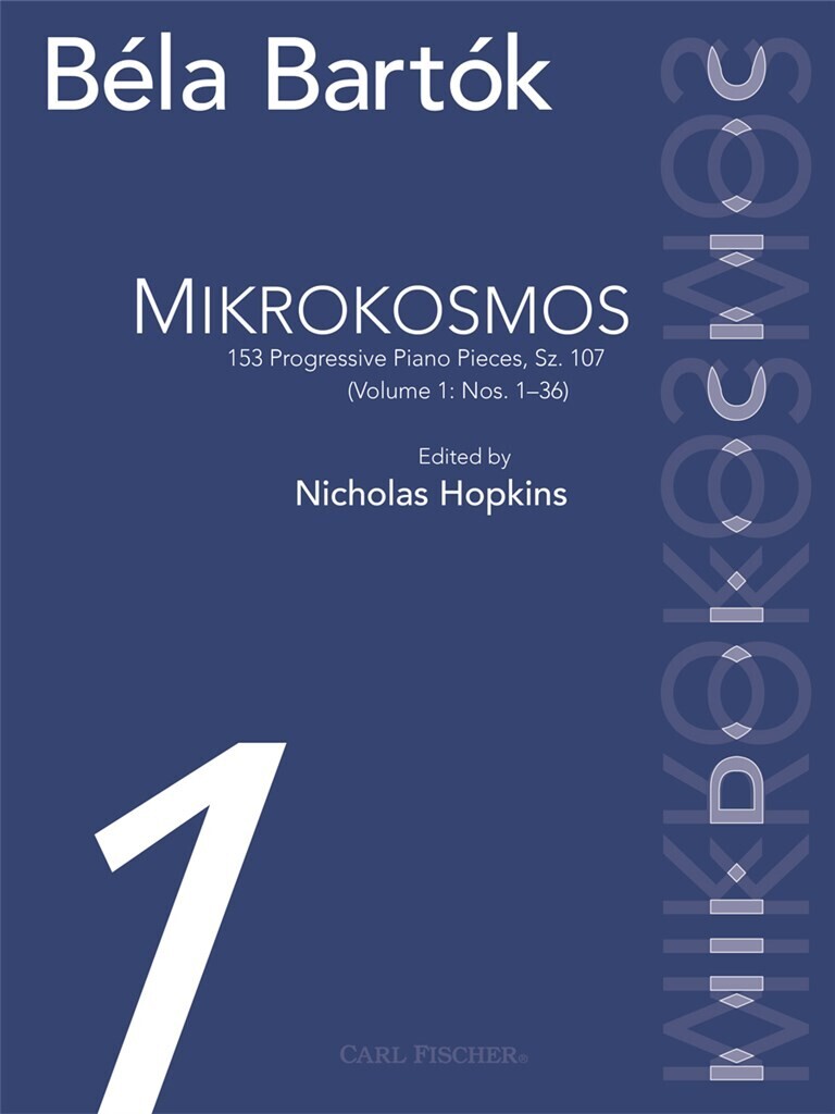 BELA BARTOK  : MIKROKOSMOS, BOOK 1 - 153 EXERCICES - DE 1 A 36 - PIANO
