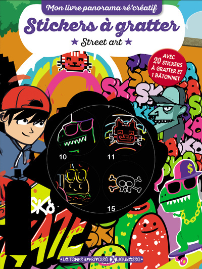 Stickers à gratter - Street art