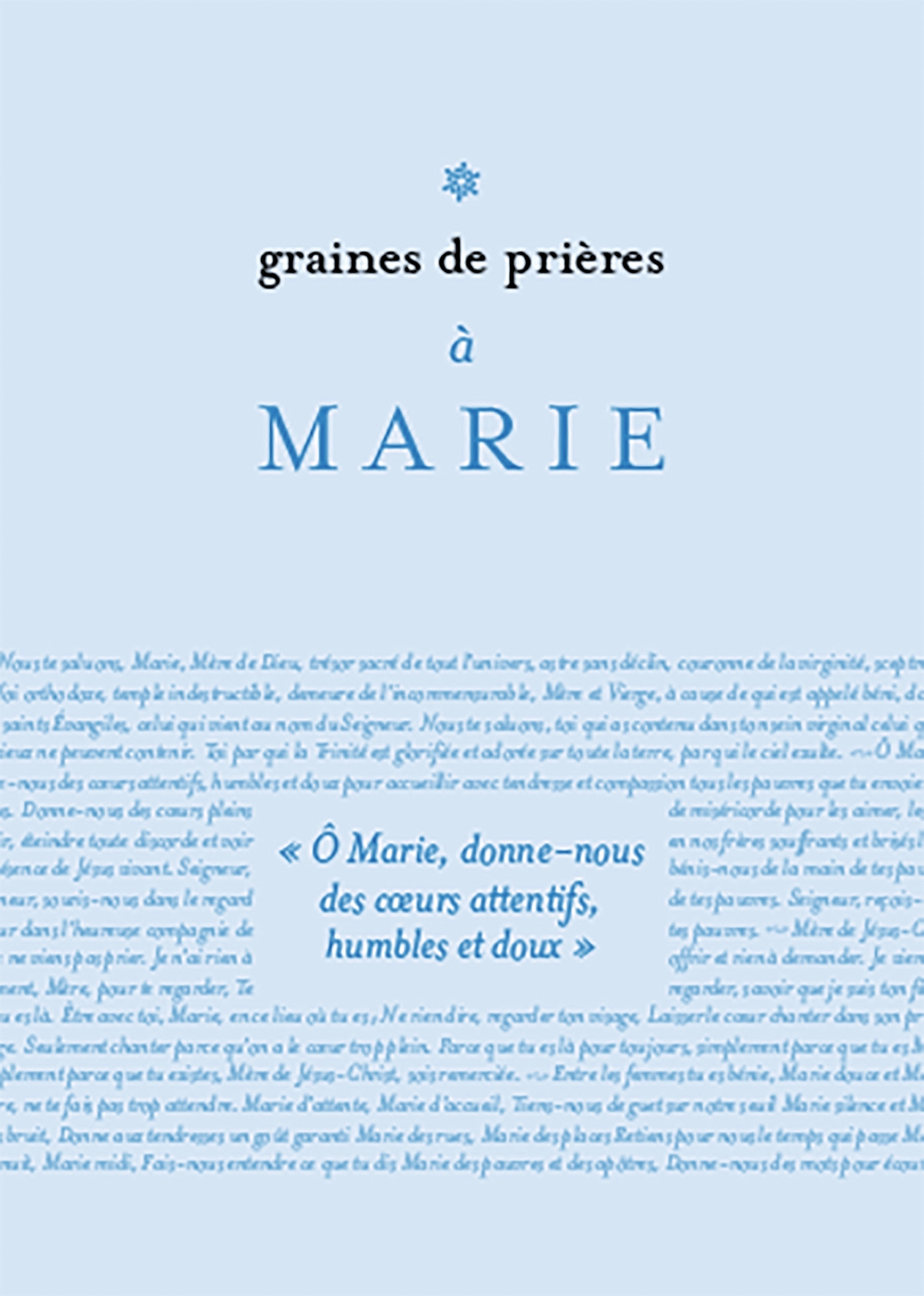 COL.BAYARD 10 EX GRAINES DE PRIERES POUR MARIE