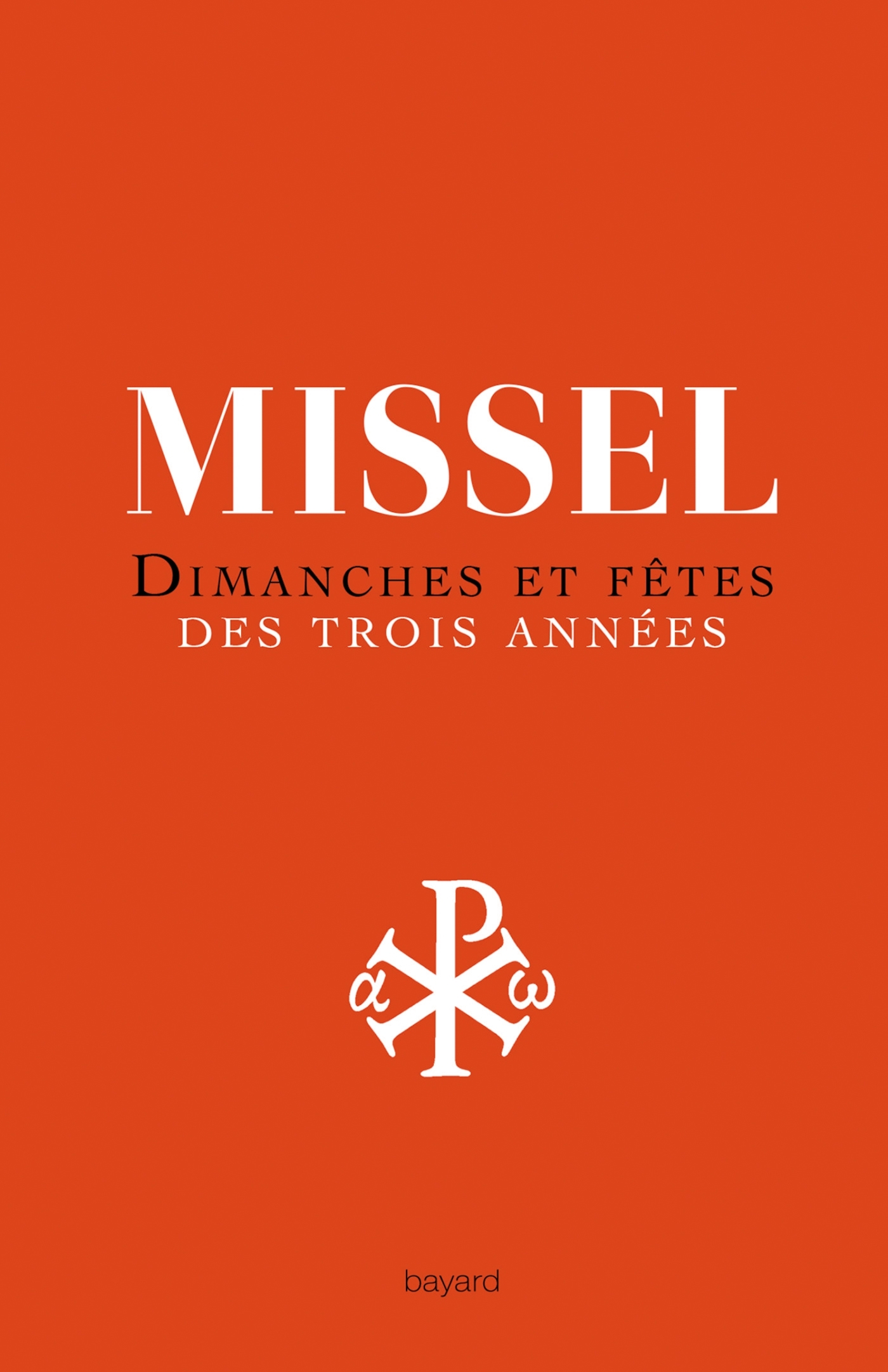 Nouveau missel des 3 années
