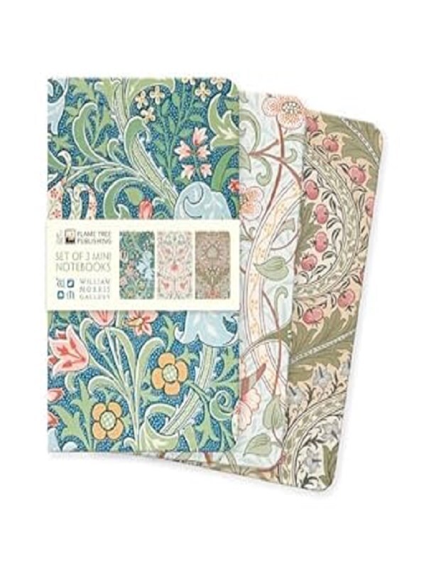 William Morris Gallery Set of 3 Mini Notebooks