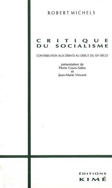Critique du Socialisme