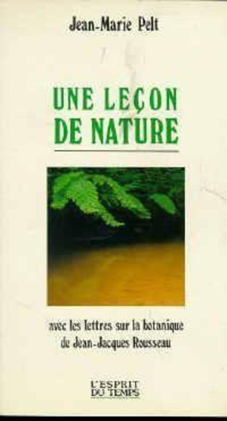 UNE LECON DE NATURE
