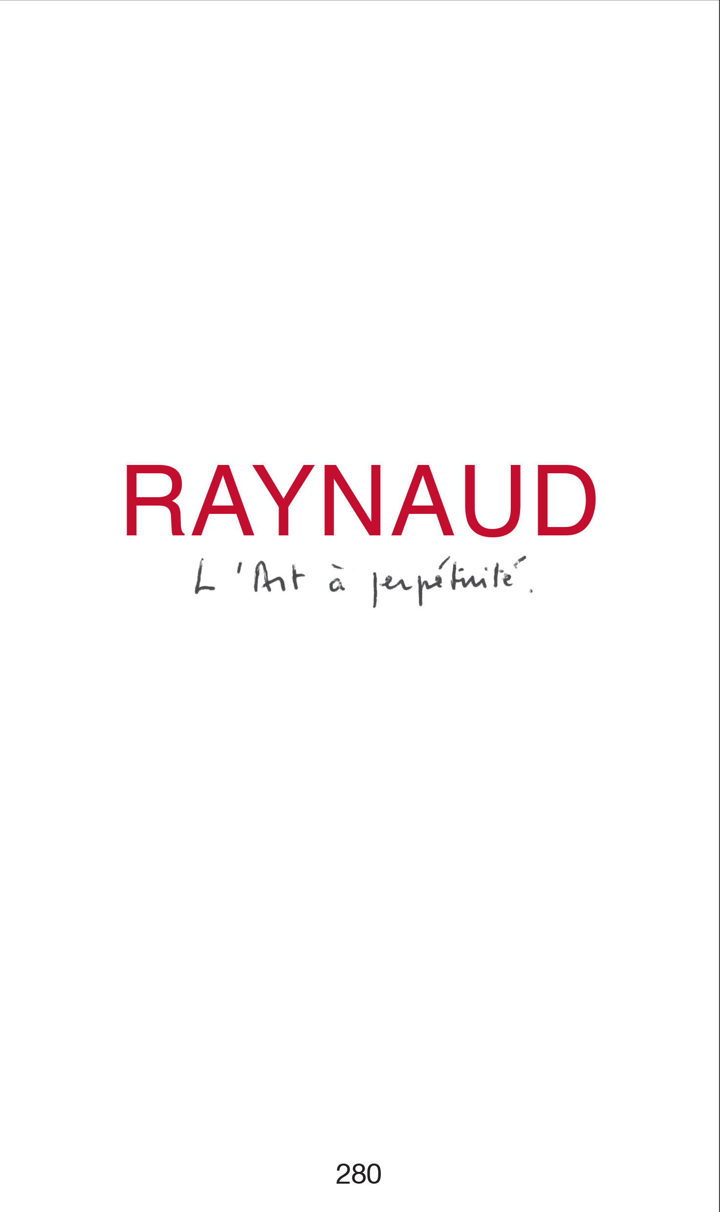 L'Art à perpétuité