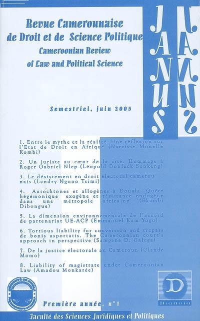 Janus (Revue camerounaise de droit et de science politique)