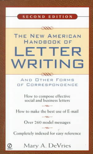THE NEW AMERICAN HANDBOOK OF LETTER WRITING