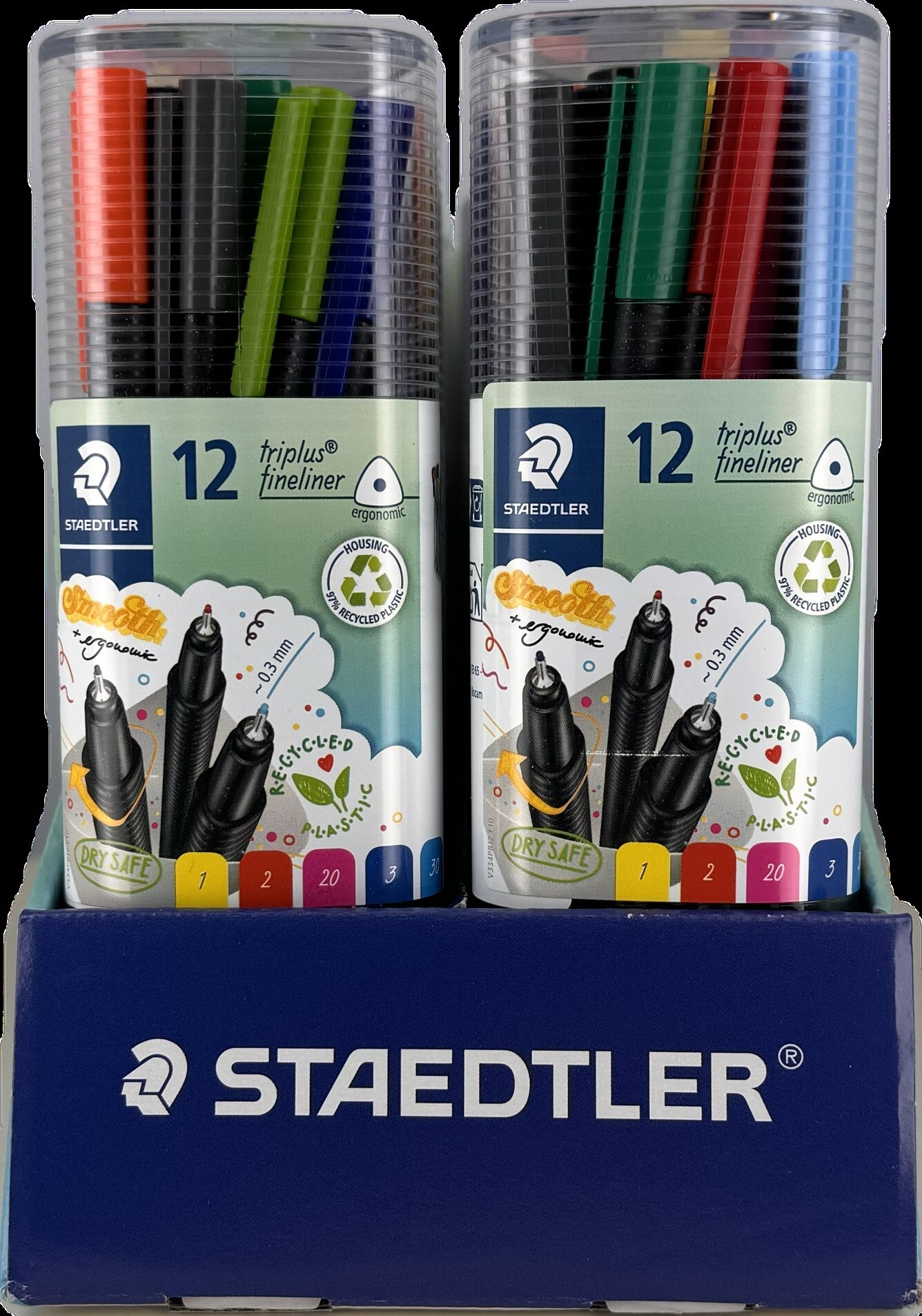 Lot de 10 « set 12 couleurs Staedtler Fineliner pour Bible »