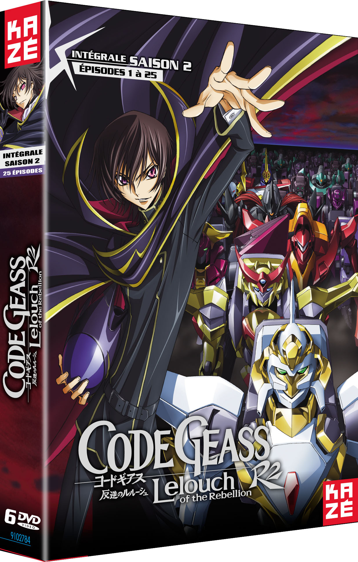 CODE GEASS - SAISON 2 - 6 DVD - 2013