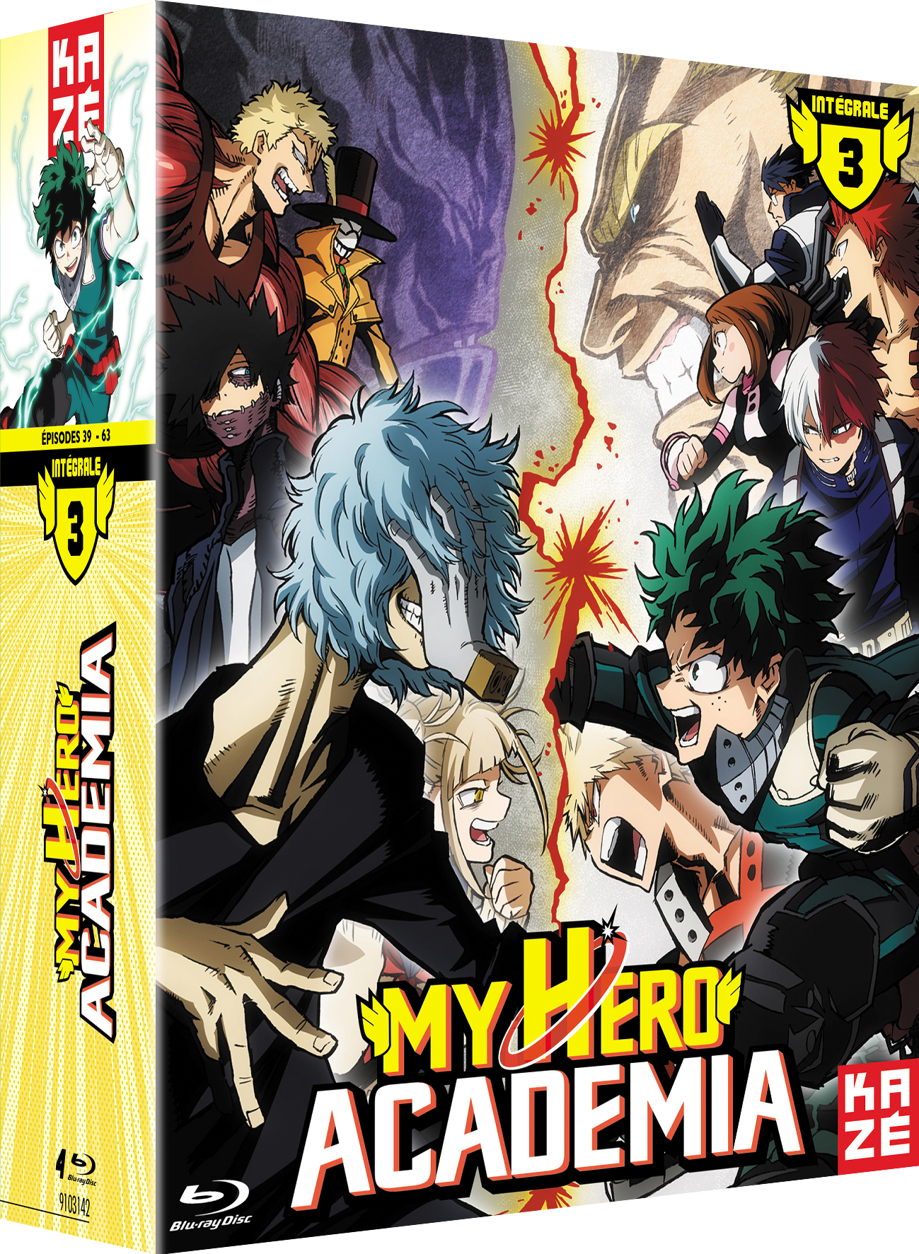 MY HERO ACADEMIA - SAISON 3 - 4 BLU-RAY