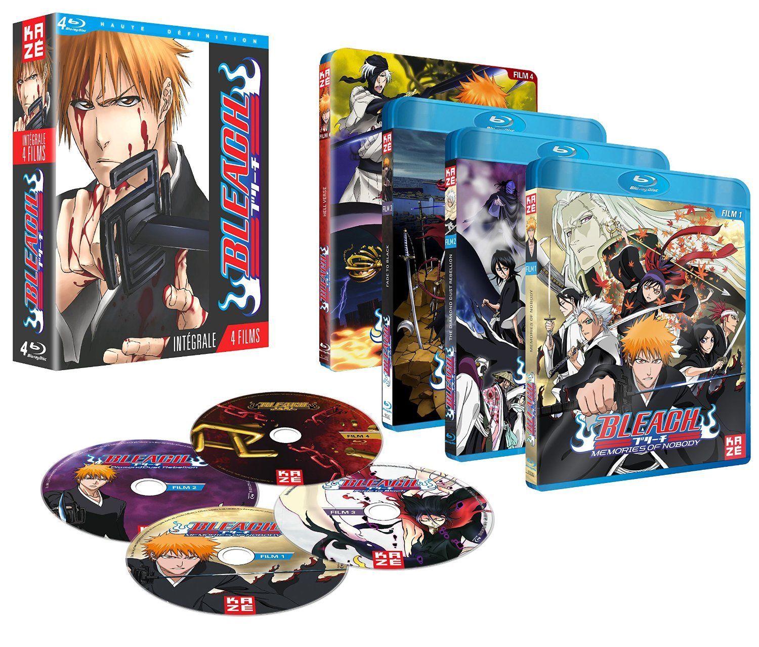 BLEACH - INTEGRALE DES 4 FILMS - 4 BLU-RAY