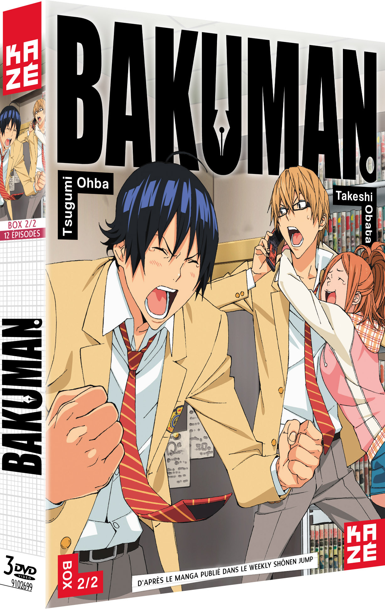 BAKUMAN - SAISON 1 - PARTIE 2 SUR 2 - 3 DVD