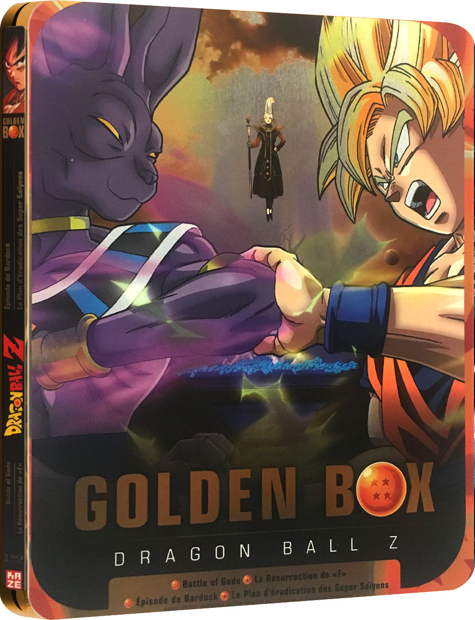 DRAGON BALL Z - GOLDEN BOX STEELBOOK - 2 FILMS + 2 OAV - 3 BLU-RAY