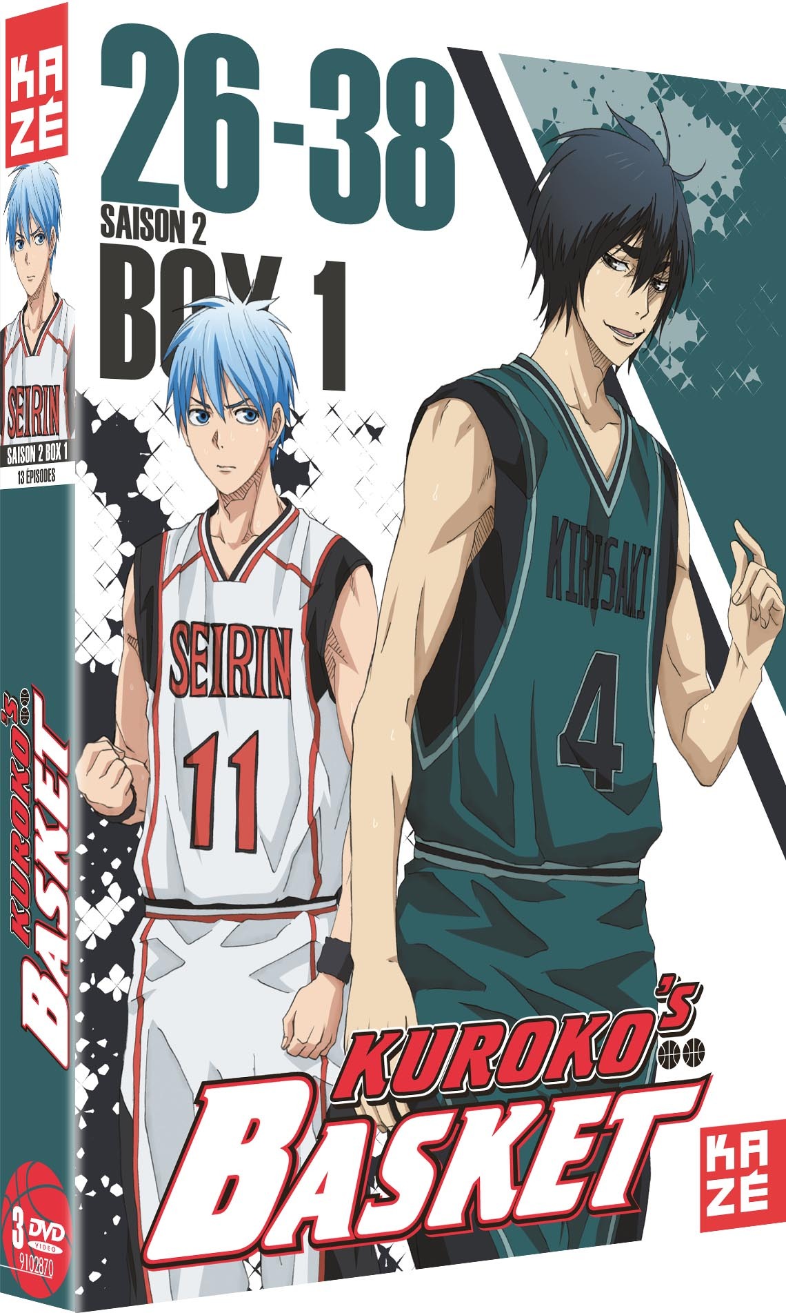 KUROKO'S BASKET - SAISON 2 - PARTIE 1 SUR 2 - 3 DVD