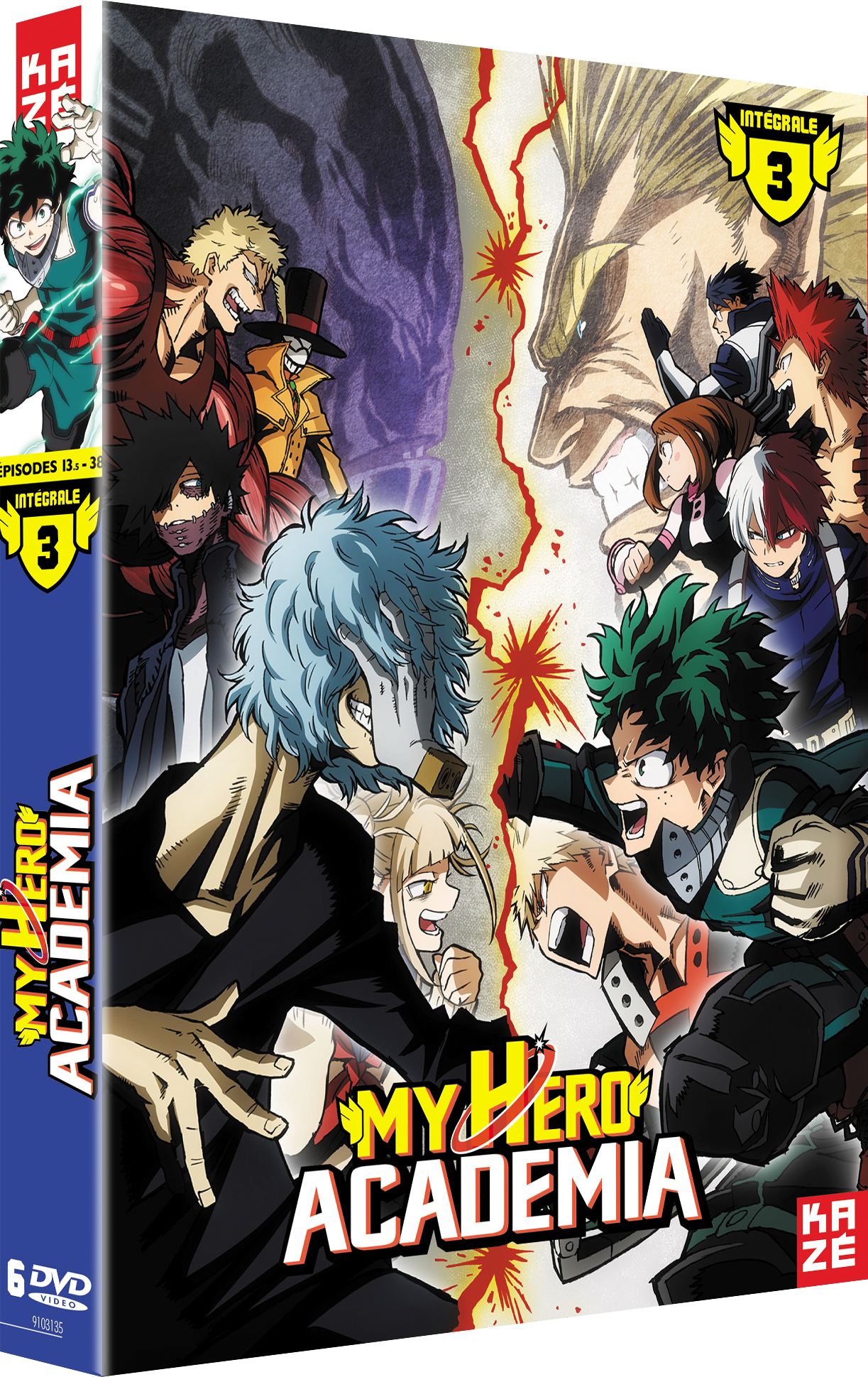 MY HERO ACADEMIA - SAISON 3 - 6 DVD