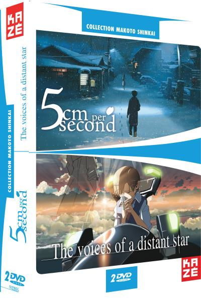 MAKOTO SHINKAI - 5 CM PER SECOND + THE VOICES OF A DISTANT STAR - 2 DVD