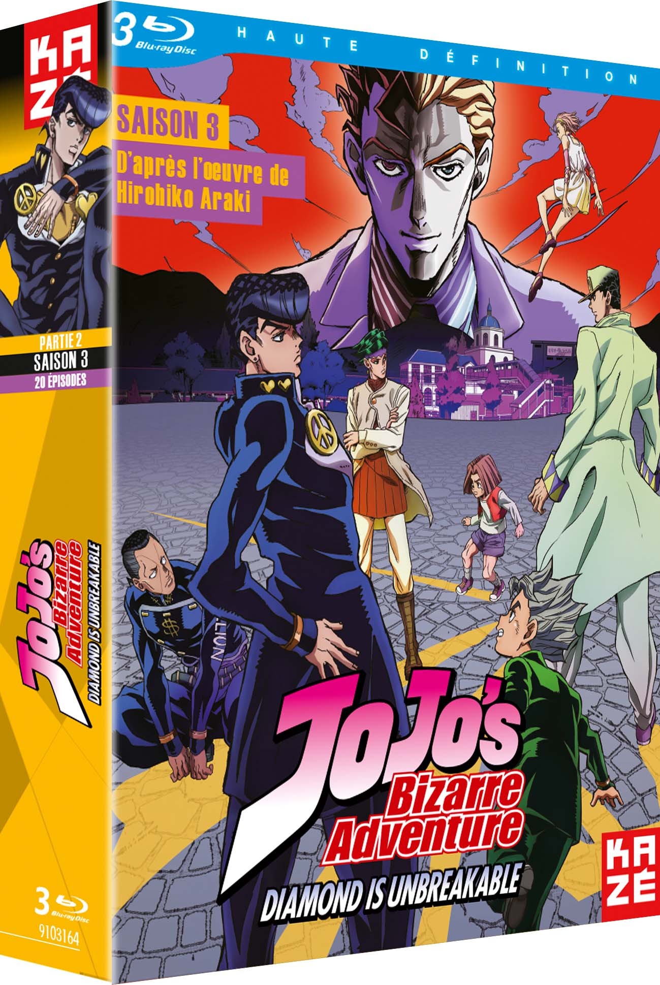 JOJO'S BIZARRE ADVENTURE - S3 - DIAMOND IS UNBREAKABLE - PARTIE 2 SUR 2 - 3BRD