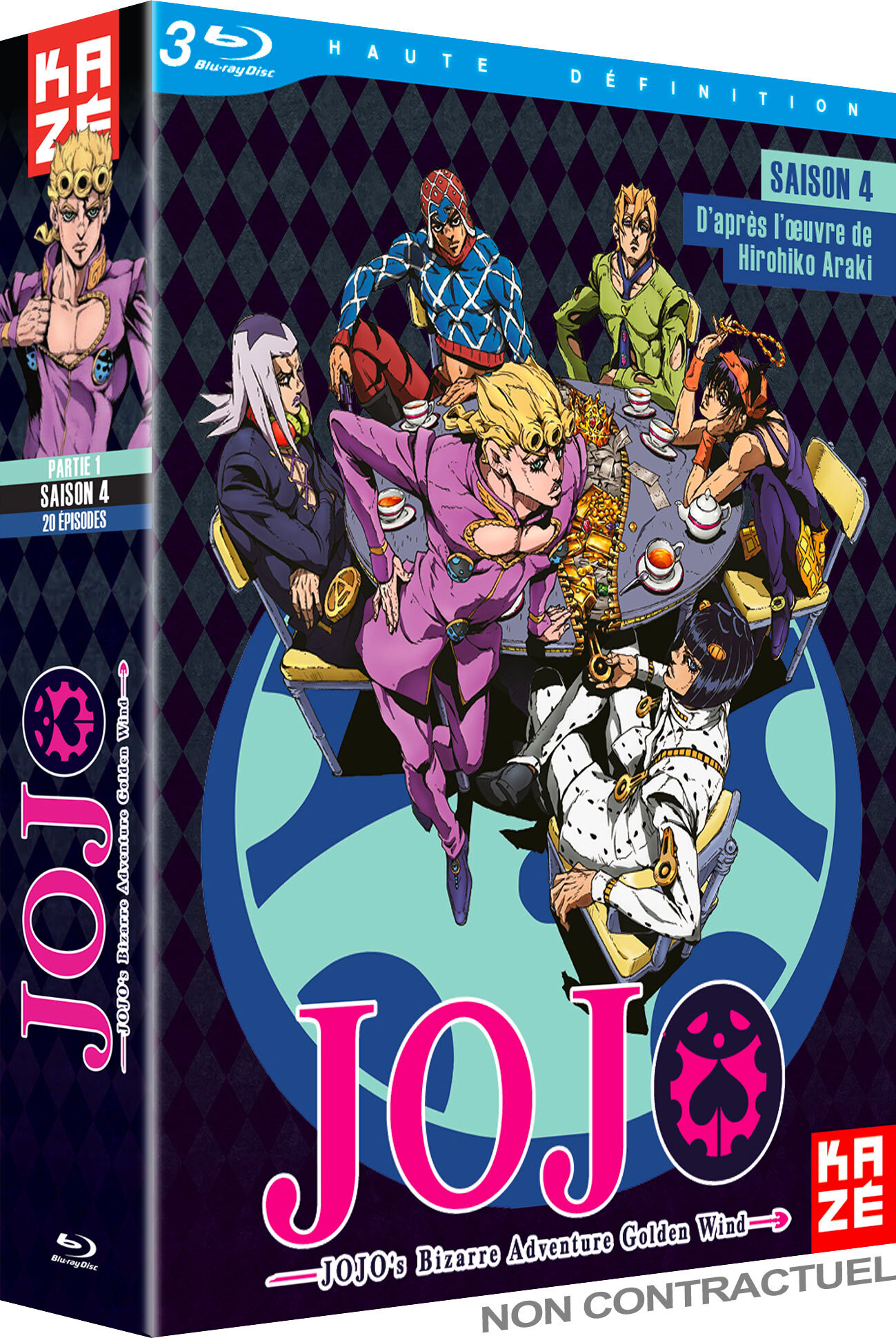 JOJO'S BIZARRE ADVENTURE : GOLDEN WIND - SAISON 4 - PARTIE 1/2 - 3 BRD