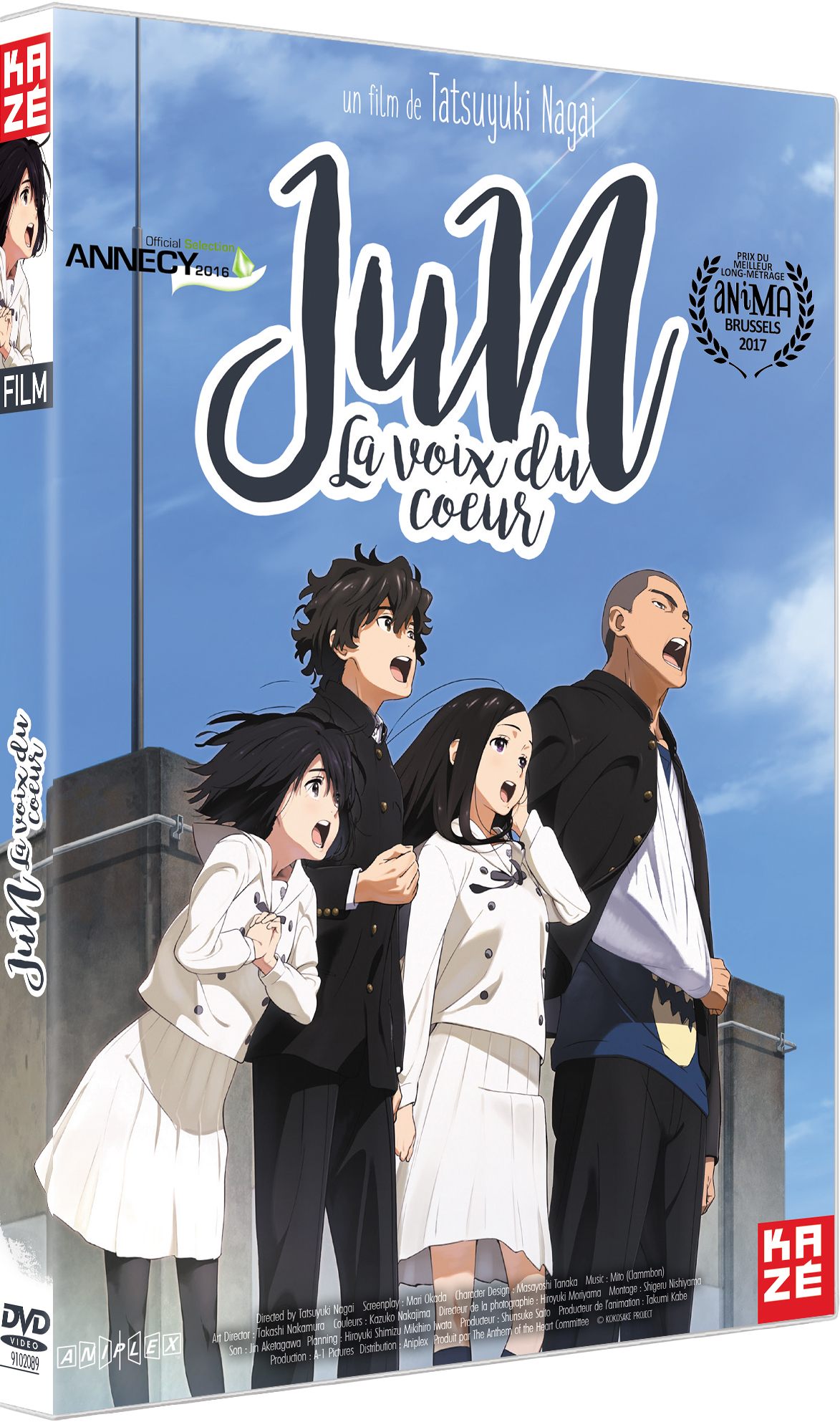 JUN - LA VOIX DU COEUR - LE FILM - DVD