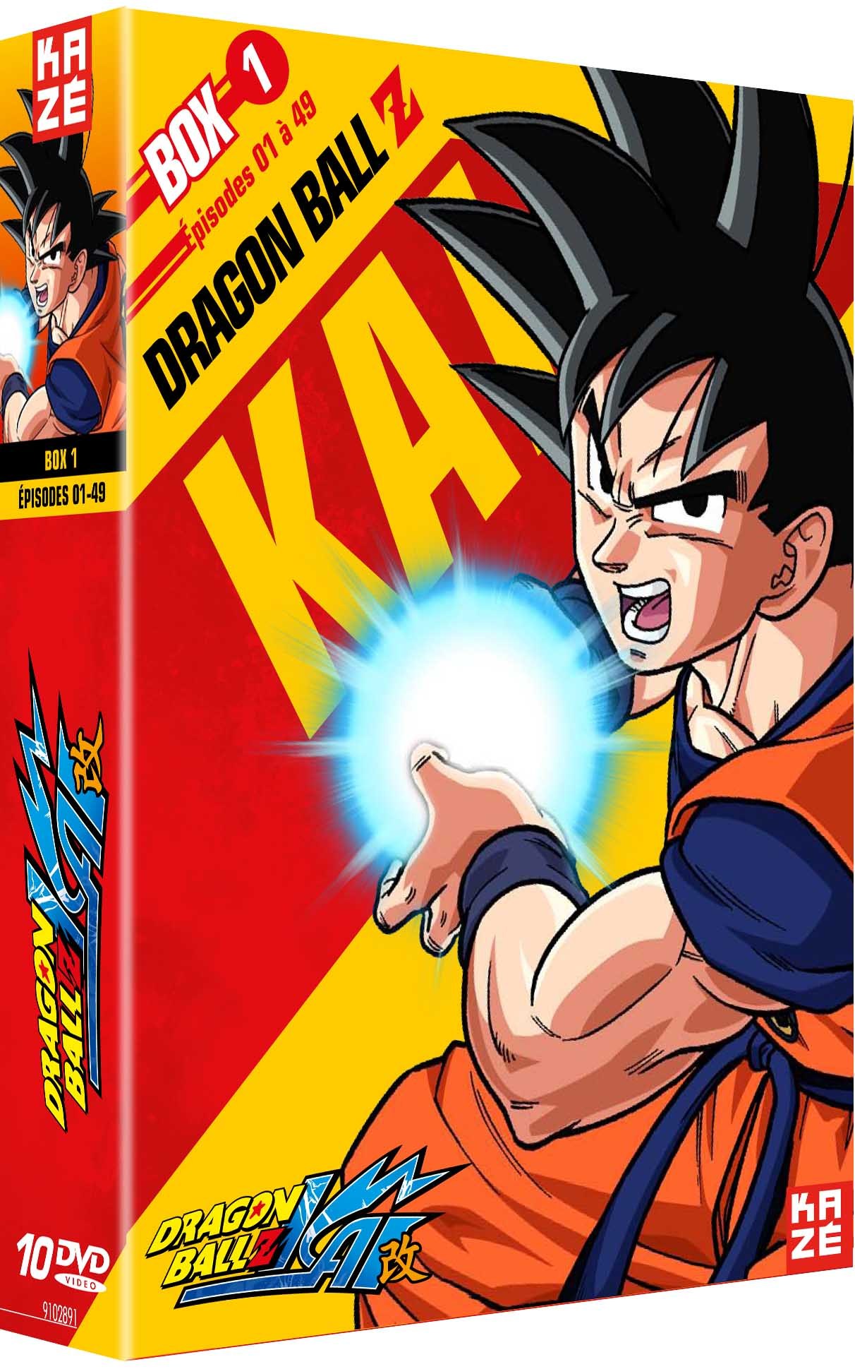 DRAGON BALL Z KAI - PARTIE 1 SUR 4 - 10 DVD