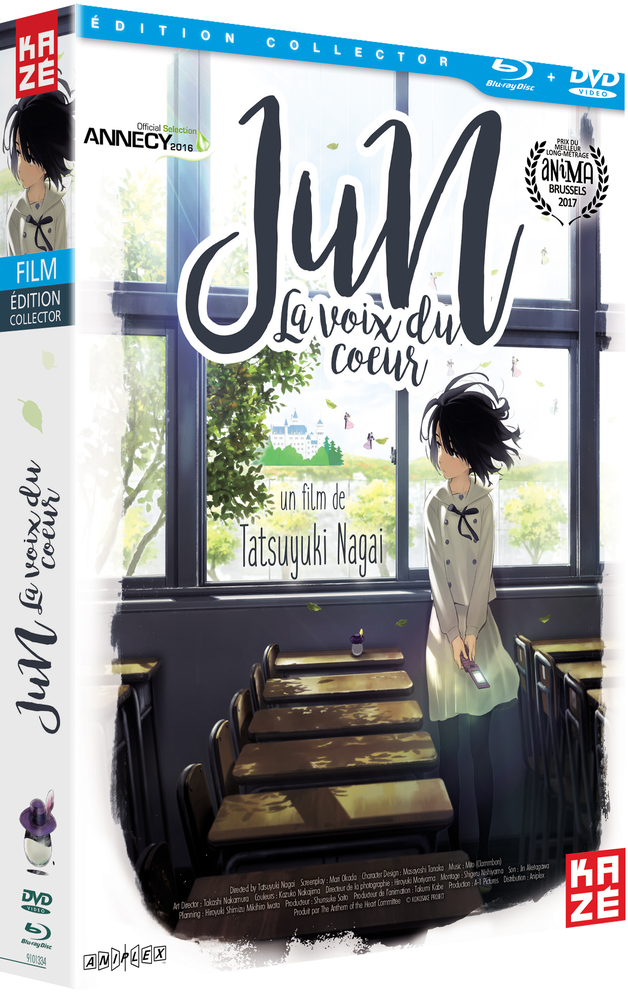 JUN - LA VOIX DU COEUR - COFFRET COLLECTOR DVD + BLU-RAY