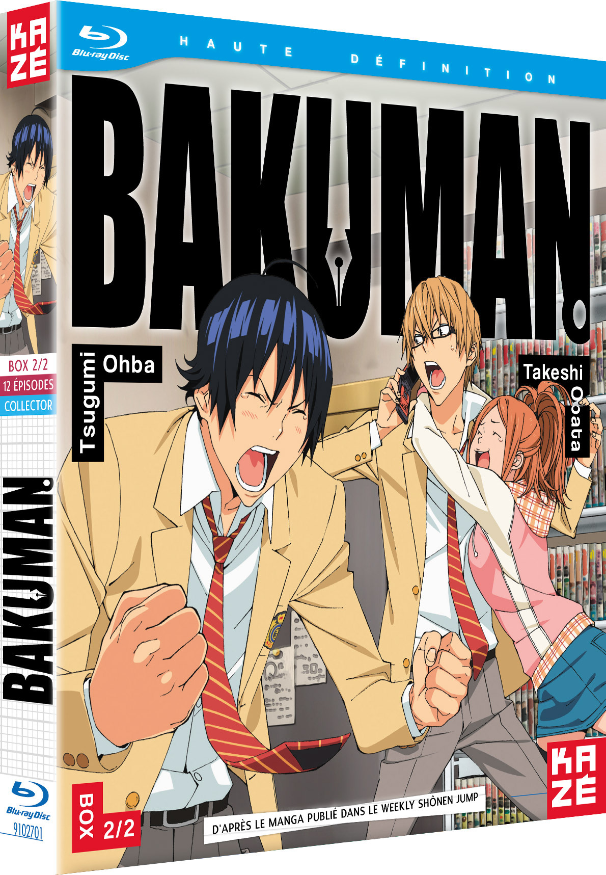 BAKUMAN - SAISON 1 - PARTIE 2 SUR 2 - BLU-RAY