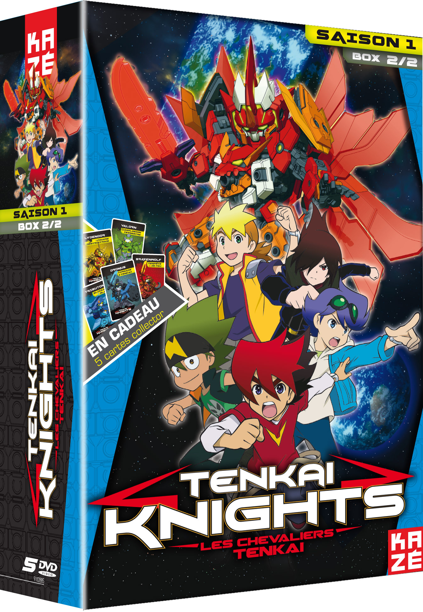 TENKAI KNIGHTS - SAISON 1 - PARTIE 2 SUR 2 - 5 DVD