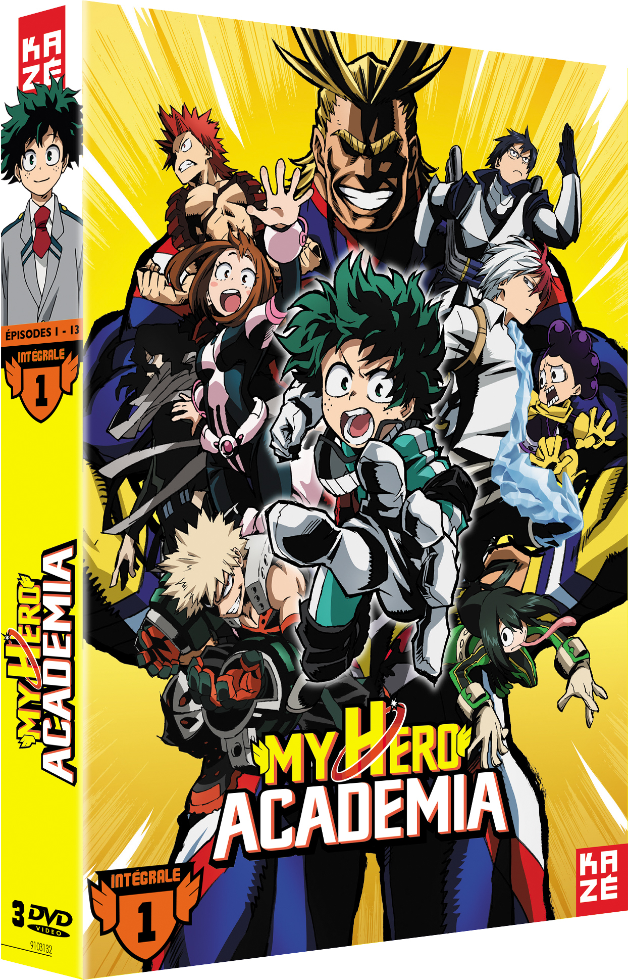 MY HERO ACADEMIA - SAISON 1 - 3 DVD