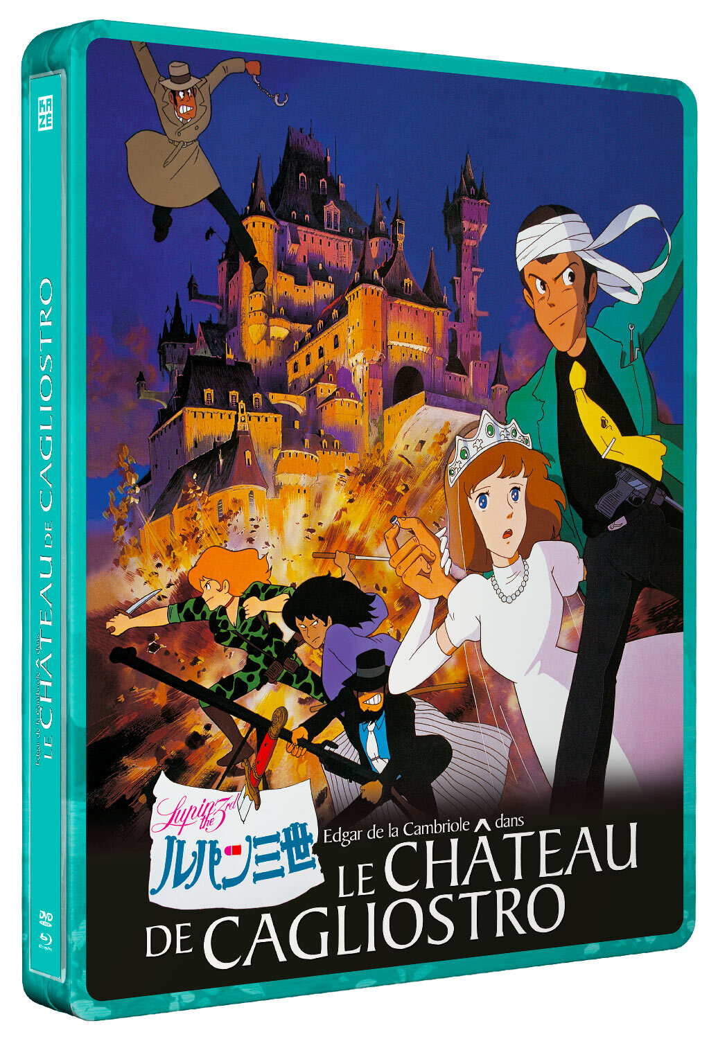 CHATEAU DE CAGLIOSTRO (LE) - LE FILM - STEELBOOK - DVD+BLU-RAY