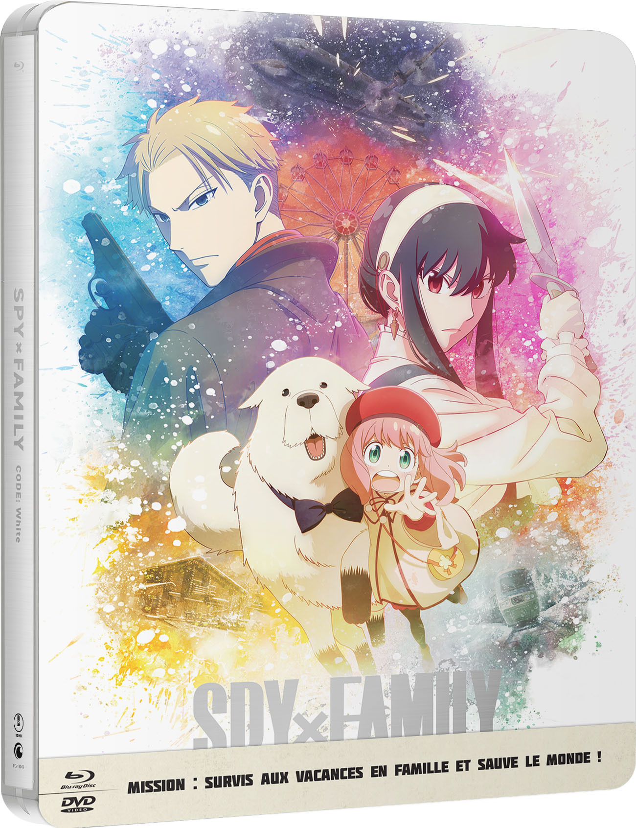 SPY X FAMILY CODE : WHITE - LE FILM - STEELBOOK COMBO DVD + BLU-RAY