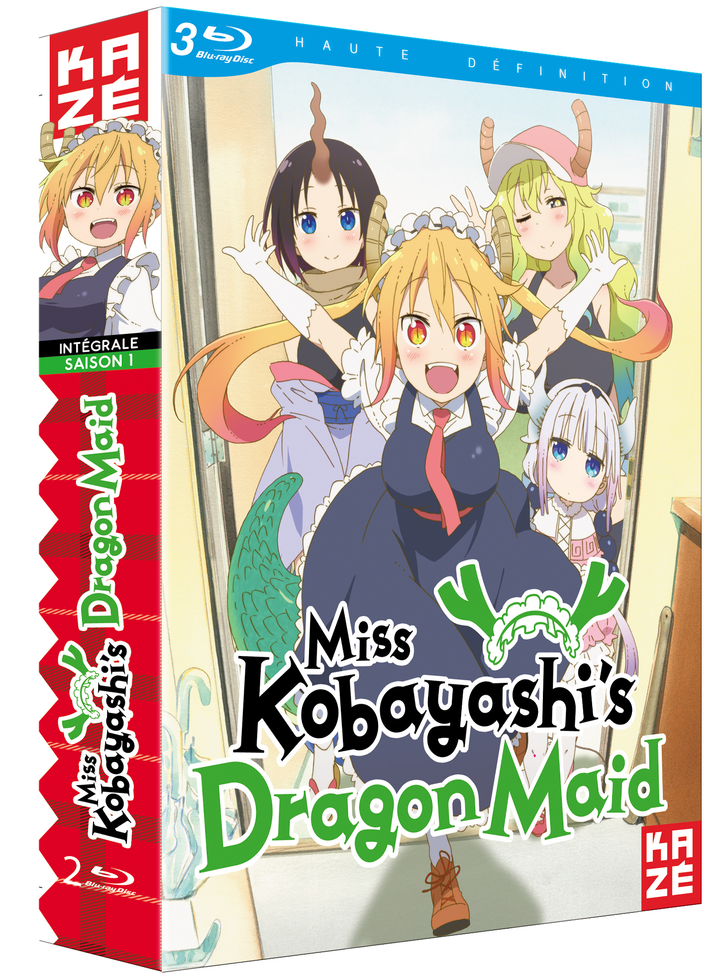 MISS KOBAYASHI'S DRAGON MAID - SAISON 1 - 2 BLU-RAY