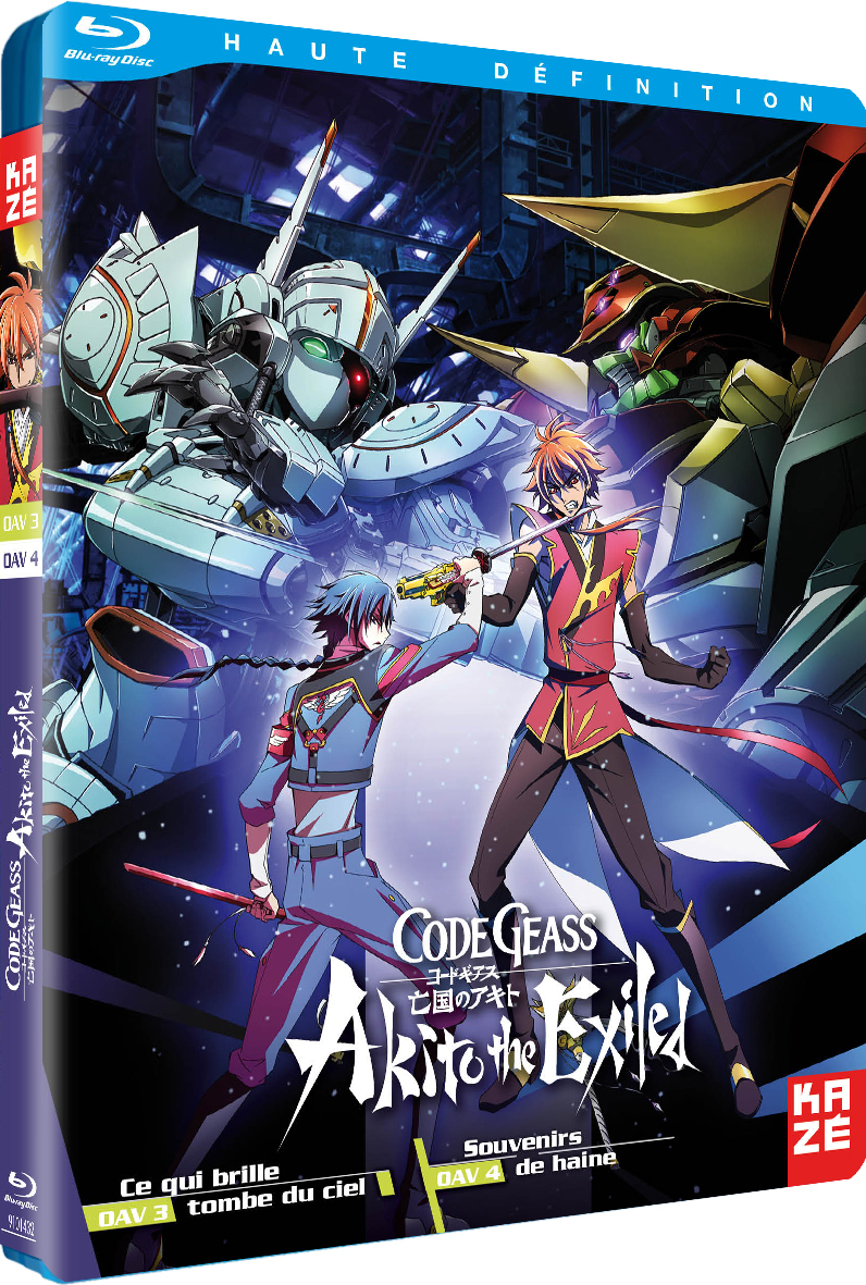 CODE GEASS AKITO - THE EXILED - OAV 3 ET 4 - BLU-RAY