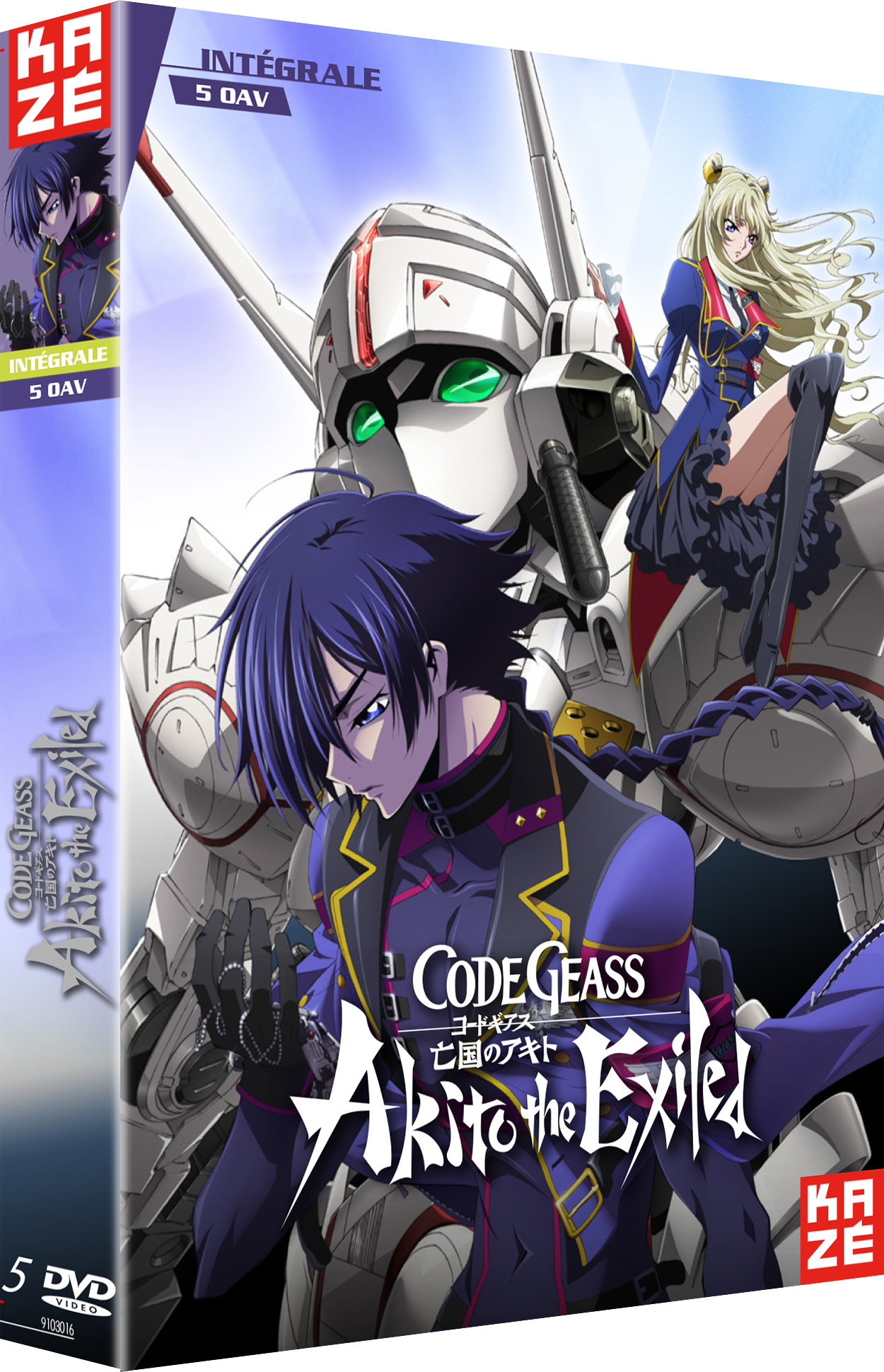 CODE GEASS AKITO - THE EXILED - INTEGRALE 5 OAV - 5 DVD